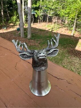 Jagermeister 10 point stag shot glass